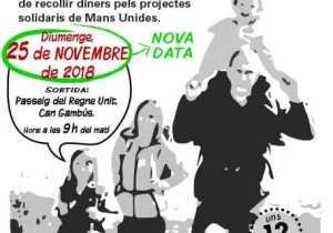 Marcha organizada para recaudar fondos para Manos Unidas
