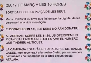 Marcha solidaria a favor de Manos Unidas