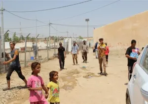 Alimentos primera necesidad a refugiados iraquíes