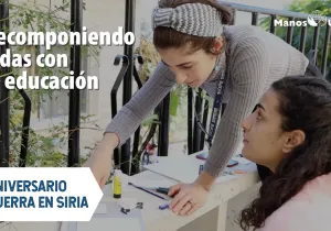 Guerra de Siria. Estudiantes en Homs y Damasco Foto:Manos Unidas