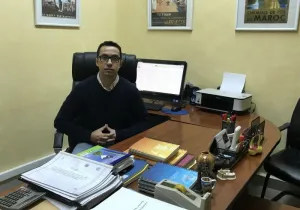 Mohamed Fuad Amrani en su despacho de ATIL