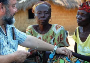 Monseñor Aguirre, obispo de Bangassou
