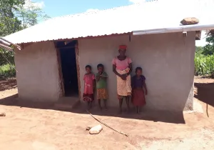 Comida y casa para la población de Netia. Fotos: Manos Unidas