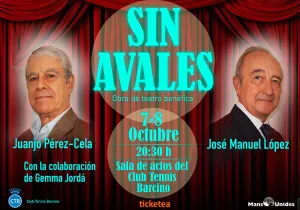 Obra de teatro benéfica en el Club Tenis Barcino