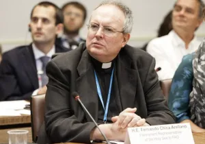 Monseñor Chica Arellano. Foto: ONU