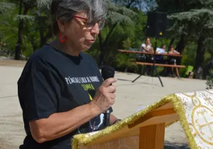 La presidenta de Manos Unidas Madrid en la Jornada de Oración por el Cambio Climático