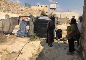 Acceso al agua y saneamiento para mujeres marginadas en Palestina. Foto: Manos Unidas