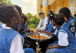 Pepe Rodríguez en Senegal. Foto: Manos Unidas