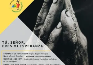 Cartel IX Jornada Mundial de los Pobres en la Diocesis de Zaragoza