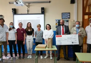 Entrega del primer premio del XIII Festival de Clipmetrajes al IES Son Pacs