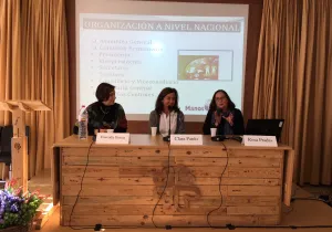 La presidenta nacional, Clara Pardo, en la Jornada de la delegación diocesana de Terrassa