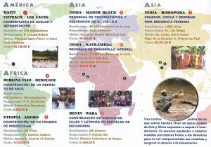 Triptico Proyectos Manos Unidas 2014