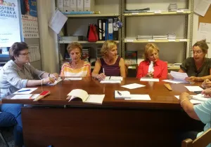 Reunión de voluntarias de Manos Unidas