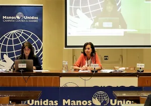 Presentacion de la Memoria de Actividades de Manos Unidas 2020. Foto: Javier Mármol