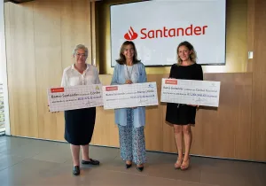 Entrega importe Fondo Solidario Santander. Foto: Banco Santander 