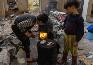 Siria Carta desde la noche oscura de Alepo. Fotografía: Manos Unidas
