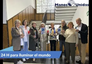 XII Edición de las 24 Horas de Manos Unidas 'iluminado el mundo' desde la delegación de Pamplona en el Seminario