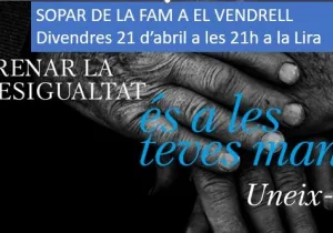 Cena Solidaria en La Lira Vendrellenca