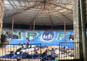 Albergue para damnificados por el terremoto de Haití. Foto:NPH