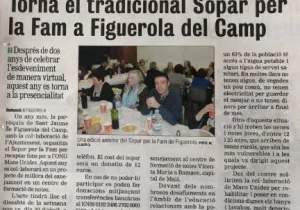 Cena Solidaria en Figuerola del Camp
