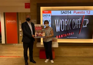Nuestro agradecimiento al banco de Santander