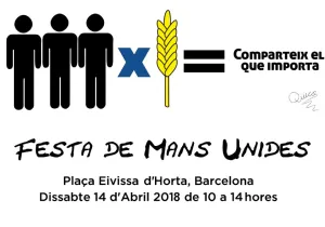 Fiesta para Mans Unides de la parroquia de Sant Joan d'Horta 