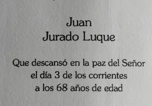 Descansa en paz, Juan Jurado