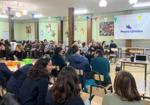 Cena del Hambre en  Manos Unidas Valencia celebrada en la localidad de Alacuás.