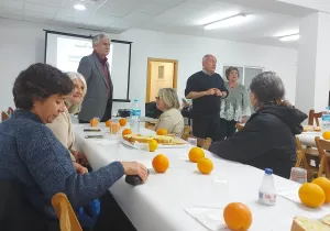 Cena del Hambre en la comarcal de Manos Unidas Valencia en Yátova. 