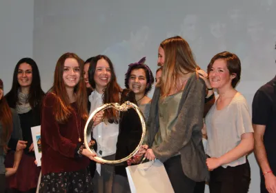 Foto de la gala de la VI Edición del Concurso de Clipmetrajes a nivel autonómico, 2015