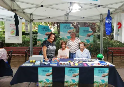 Participación de Manos Unidas en la Feria de Entidades de Cambrils 2018