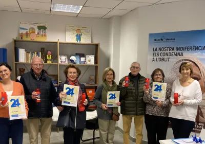 Membres de la familia Beguer-Larrumbe des de la Missió de Sant LLuís de Californiia, EEUU, participen a les 24 hores