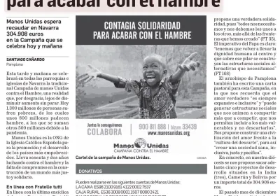 Diario de Navarra nos anima a contagiar solidaridad para acabar con el hambre 