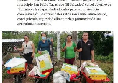 Diario de Noticias recoge los proyectos desarrollados en 2022 por las ONGD de Navarra