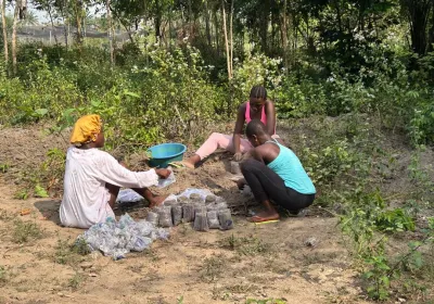 Jovenes adictas al Kush en Sierra Leona. Foto: Cáritas Freetown