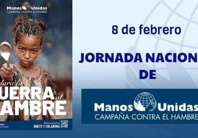 Cartel JORNADA NACIONAL DE MANOS UNIDAS