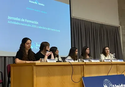 Marina, responsable de jóvenes en Murcia en las Jornadas de Formación de Manos Unidas