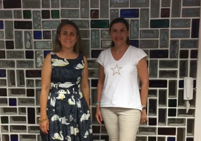 Visita de la responsable de comunicación y presencia pública