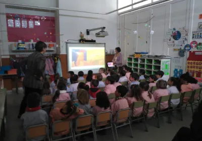 Cuentacuentos en la escuela Beat Bonaventura Gran de Riudoms