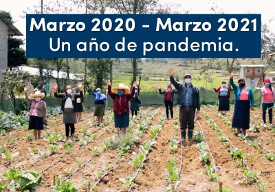 Coronavirus: un año de pandemia. Foto: Escaes (Perú) para Manos Unidas 