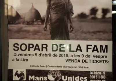 Cena solidaria en El Vendrell