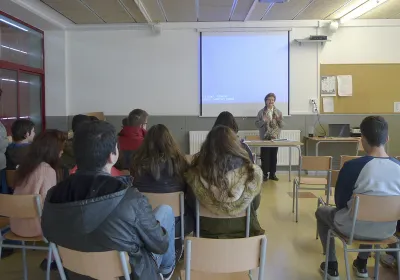 Charla en Instituto Joan Amigó de l'Espluga de Francolí
