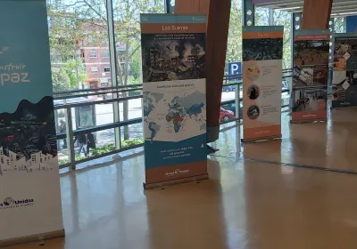 Exposición "Construir la Paz" de Manos Unidas Madrid en el Centro Cultural Pablo Iglesias de Alcobendas