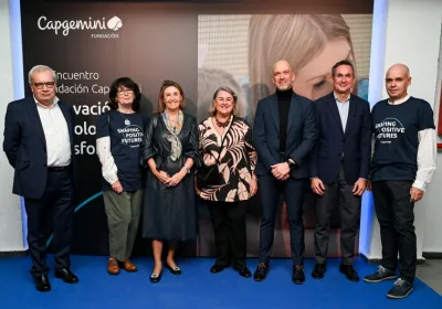 Manos Unidas recibe la mención en Innovación Social 2024 de la Fundación CapGemini. Fotografía: Manos Unidas