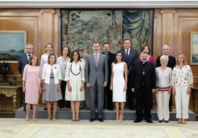 Los Reyes reciben a Manos Unidas en audiencia. Foto: Casa Real 