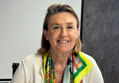 Cecilia Pilar Gracia renueva su cargo como presidenta de Manos Unidas. Fotografía: Marta Carreño