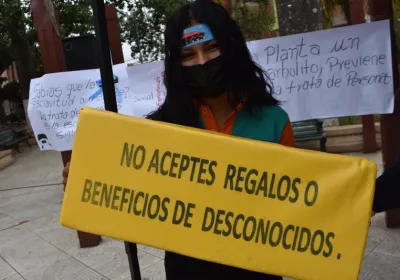 Manos Unidas ONG - Día Mundial contra la Trata de Personas 2024 (30 de julio) - Imagen: CECASEM | Bolivia