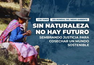 Sembrando justicia para cosechar un mundo sostenible. Fotografía: Iciar de la Peña