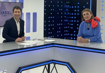José Luis Pérez y Cecilia Pilar Gracia, momentos antes del inicio del programa. | Imagen: Rosa María Granero