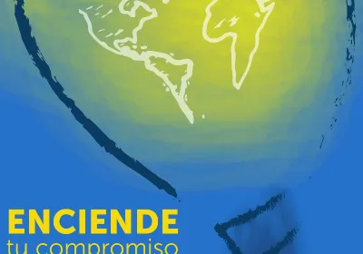 Enciende tu compromiso. Cartel de la V edición de las "24 horas"